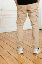 Beige flowing sweatpants - Image n°2