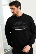 Black sportswear sweater - Image n°3