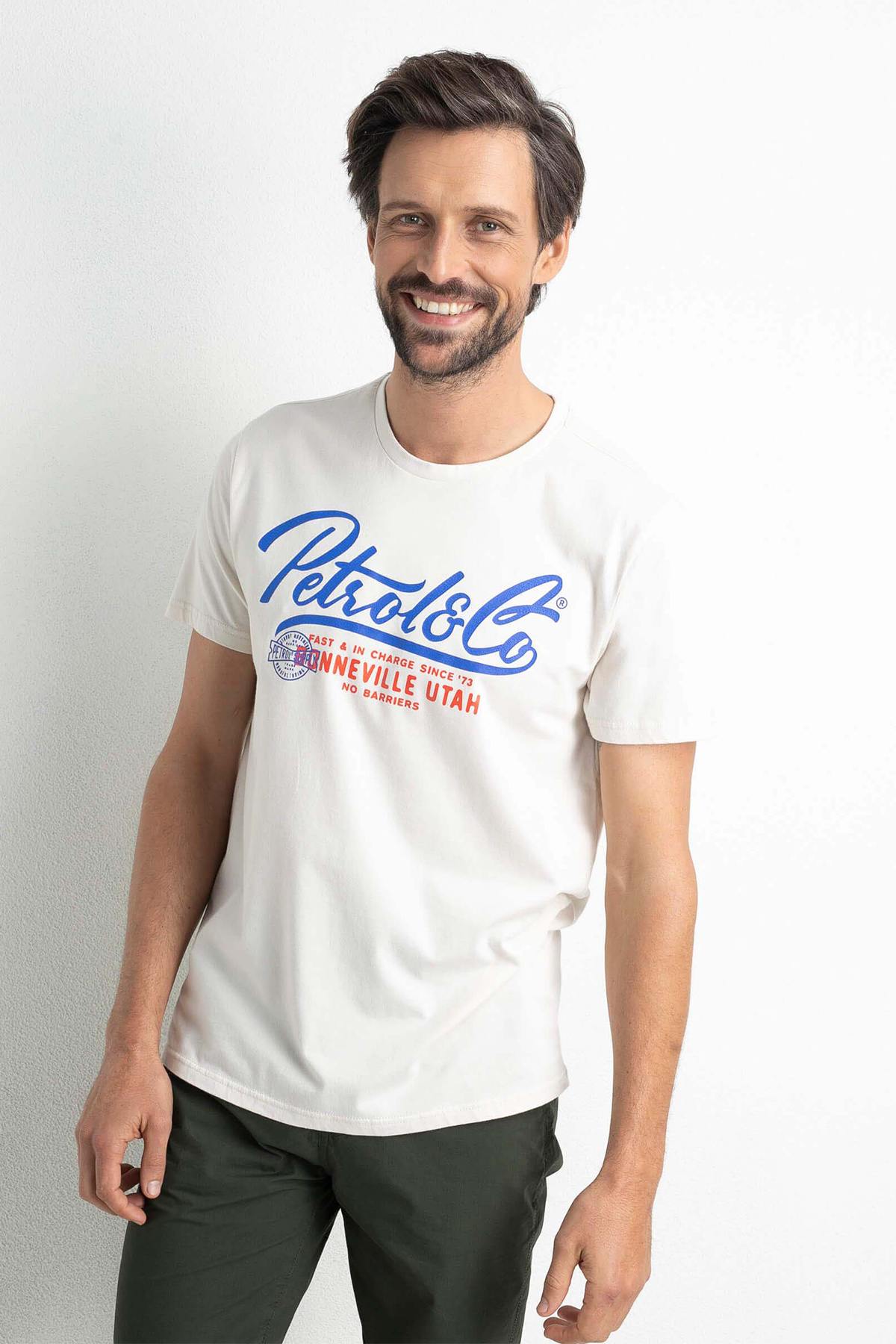 White cotton t-shirt - Image n°1