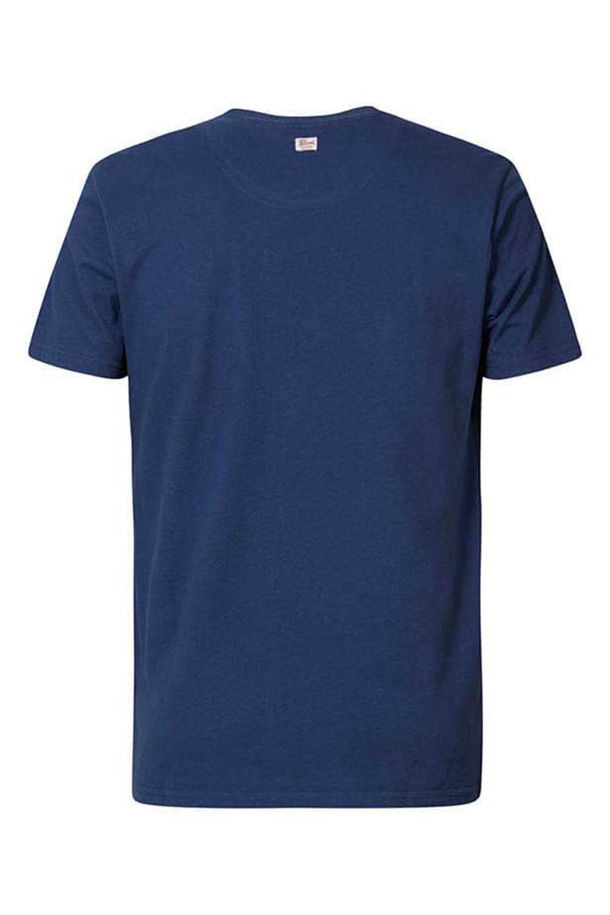Blue printed t-shirt - Image n°2