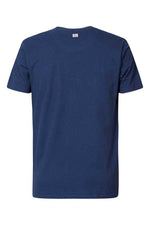 Blue printed t-shirt - Image n°2
