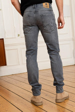 Men's faded gray jeans - Image n°6