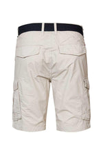 White cargo shorts with belt - Image n°5