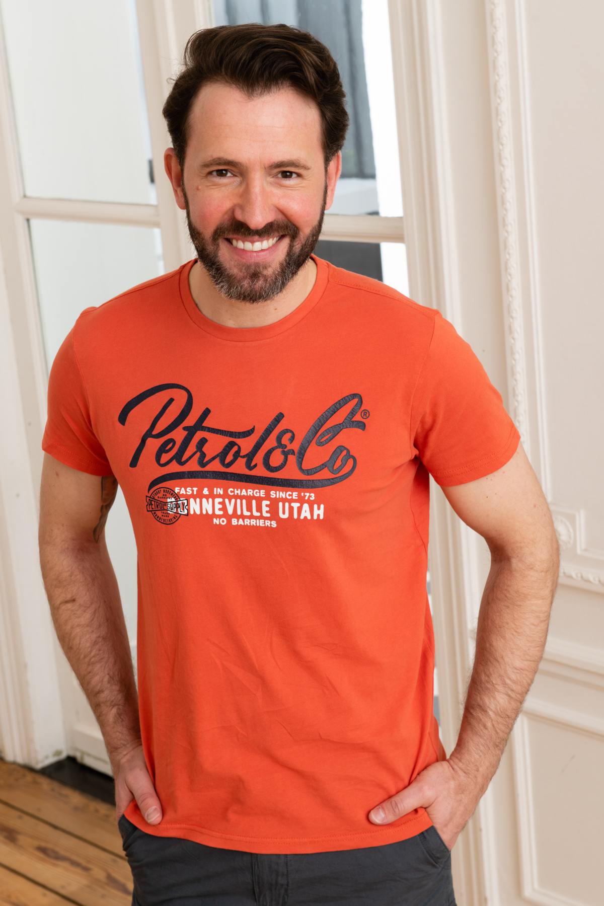 Dark orange t-shirt - Image n°1