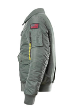 Khaki nylon bomber jacket - Image n°2