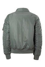 Khaki nylon bomber jacket - Image n°3