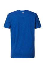 Royal blue round neck t-shirt - Image n°5