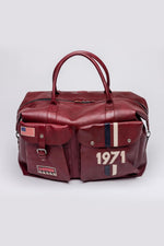 Steve McQueen 72h red leather bag - Image n°1