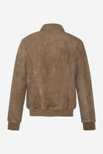 Aged goat suede defines Schott's dark beige take on the classic A2. - Image n°2