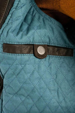 Mid-length timber brown cowhide jacket, regular fit for all seasons. - Image n°5