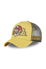 Yellow biker trucker cap - Image n°2
