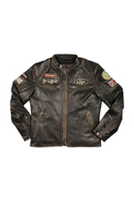 Jo Siffert leather jacket in goatskin - Image n°11