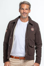 Soft maroon nubuck jacket, inspired by Steve McQueen's racing legacy. - Image n°5