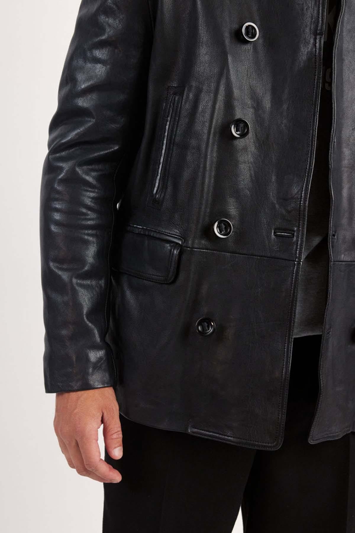 Glossy lambskin, three-quarter cut-Redskins' jacket for every season. - Image n°5