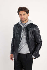 Glossy lambskin, three-quarter cut-Redskins' jacket for every season. - Image n°2