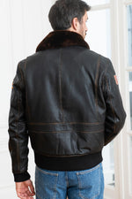 Type G1 aviator jacket in goatskin leather - Image n°5