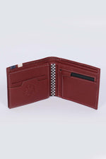 Dark red sheepskin wallet - Image n°3