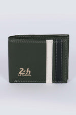 Green sheepskin wallet - Image n°1