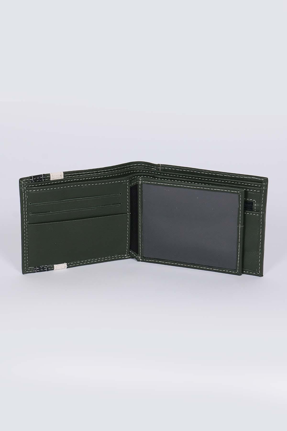 Green sheepskin wallet - Image n°2