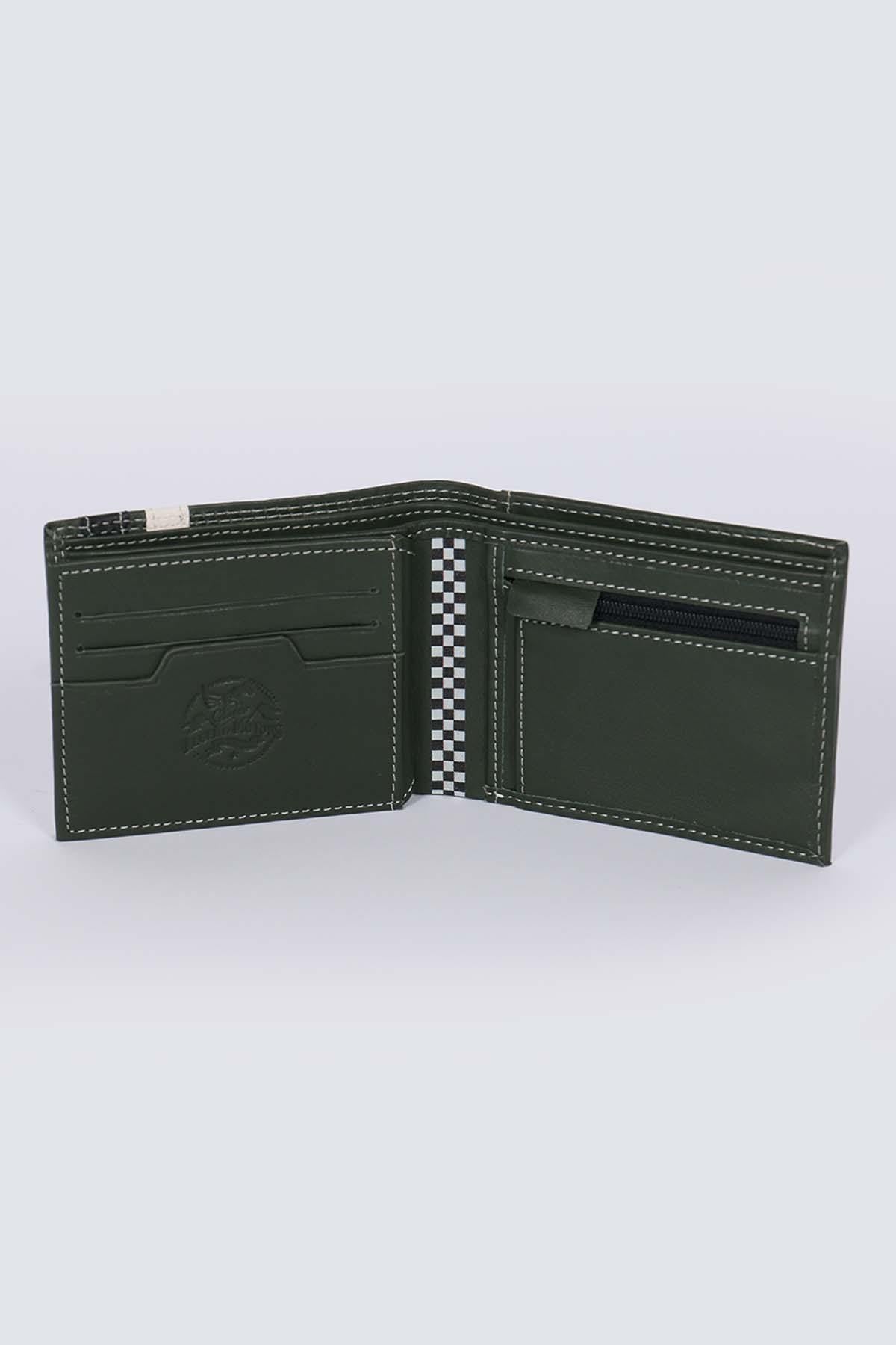 Green sheepskin wallet - Image n°3