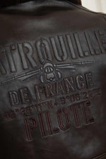 Brown Patrouille de France Pilot Jacket - Image n°2