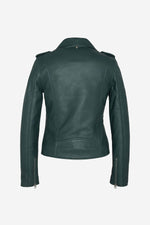 The LCW1601D STORM: Schott's teal lambskin perfecto, slim and iconic. - Image n°7