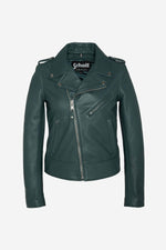 The LCW1601D STORM: Schott's teal lambskin perfecto, slim and iconic. - Image n°5