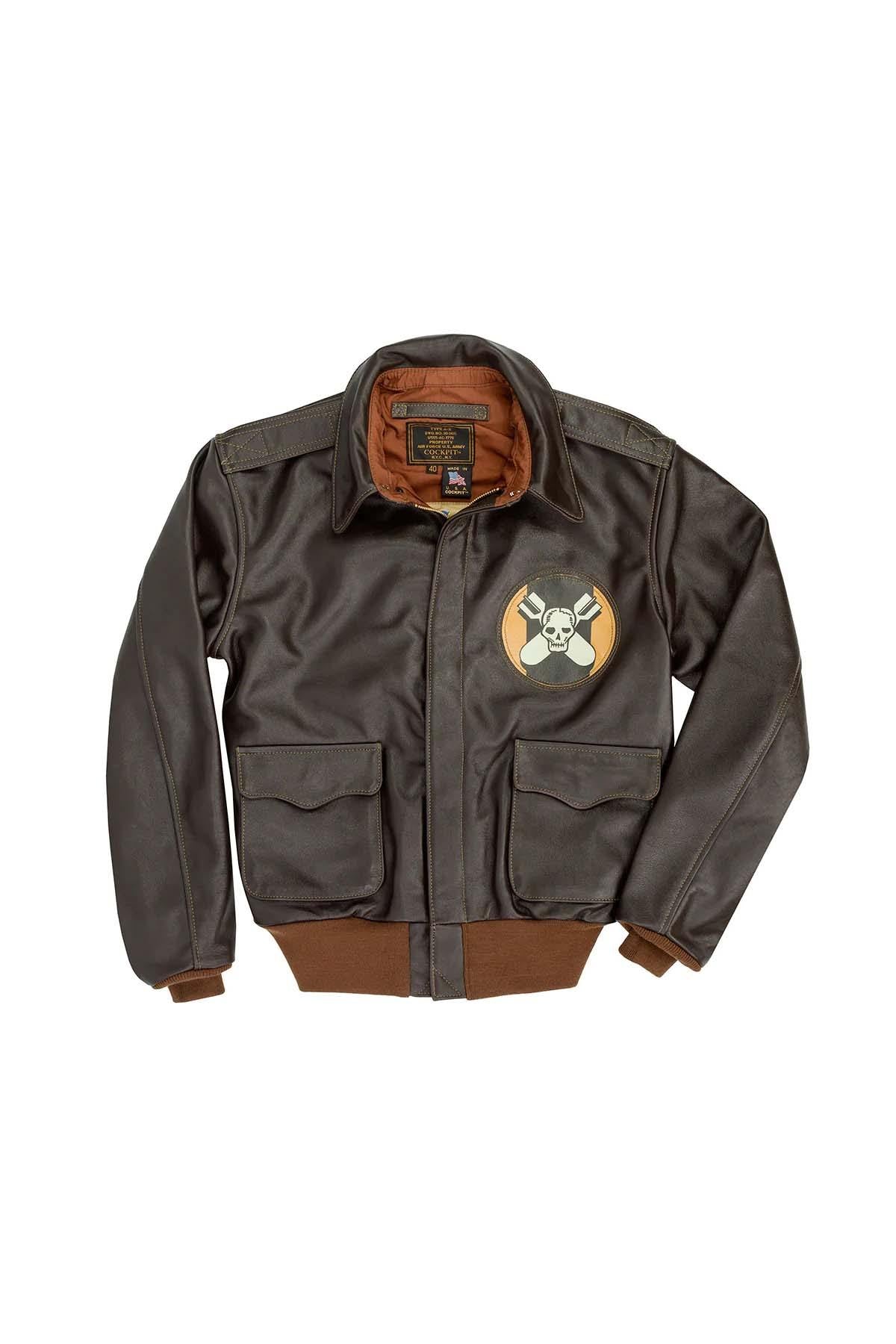 A-2 “Aces & Eights” horsehide bomber jacket - Image n°10