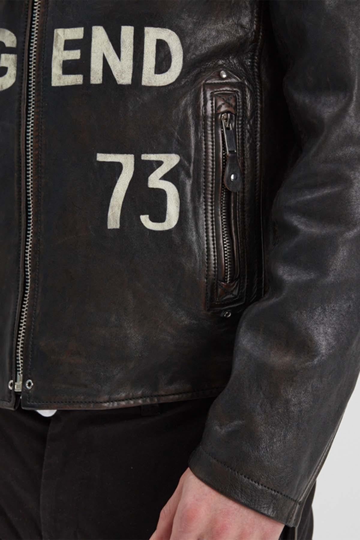 Lambskin jacket in black, fusing urban style with biker attitude. - Image n°4