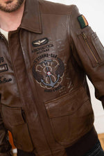 15° Stormo leather jacket made in Italy - Image n°7