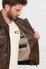 15° Stormo leather jacket made in Italy - Image n°3