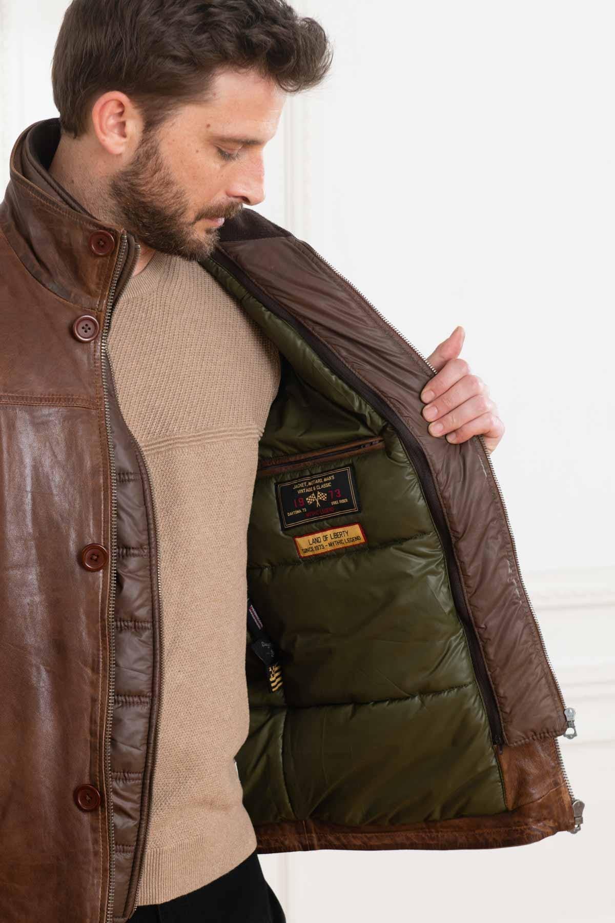 Daytona's bison lambskin jacket-warm, durable, and timeless. - Image n°3