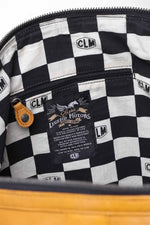 Le Mans 1923 travel bag in yellow leather - Image n°4