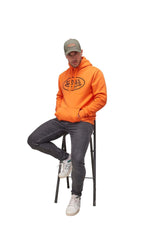 Men's orange hoodie - Image n°3