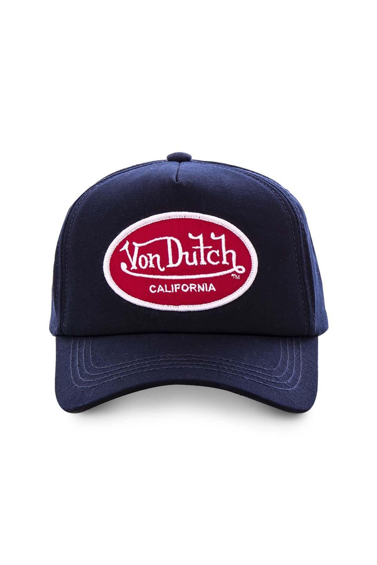 Navy blue cap with red and white logo - Image n°3
