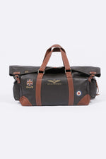 Dark brown 72h leather travel bag - Image n°3