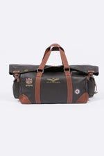 Dark brown 72h leather travel bag - Image n°3
