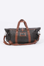 Dark brown 72h leather travel bag - Image n°4