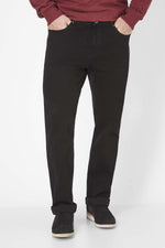 Classic black jeans for men - Image n°1