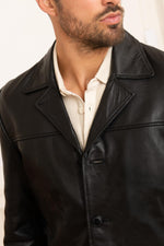 Schott's lambskin jacket: mid-length, buttoned, quilted for autumn. - Image n°7