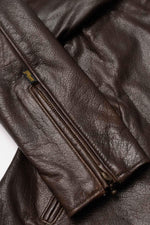 DAYTONA RUST: rust-hued buffalo leather, slim cut, lined for bikers. - Image n°13
