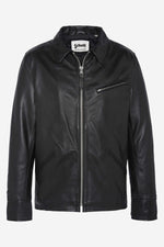 Schott's LC9521D: a refined black cowhide jacket for effortless style. - Image n°6