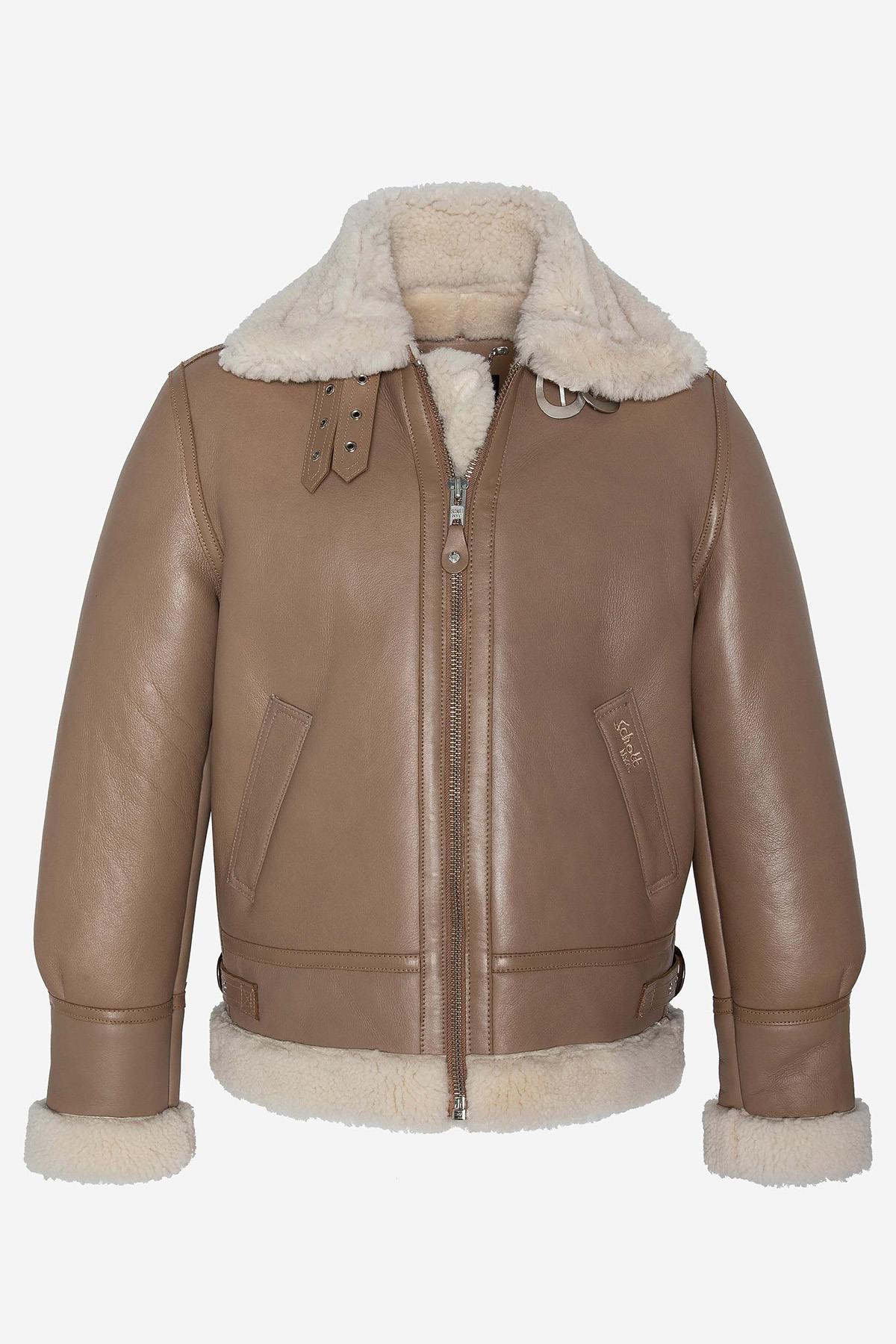 Schott's LC1259: a sheepskin B-3 bomber with wool-lined warmth. - Image n°4