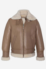 Schott's LC1259: a sheepskin B-3 bomber with wool-lined warmth. - Image n°4