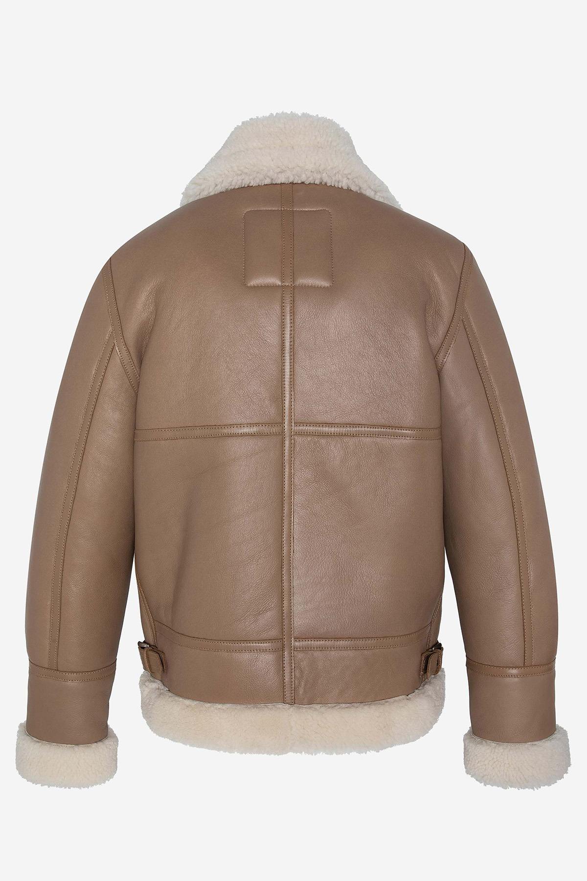 Schott's LC1259: a sheepskin B-3 bomber with wool-lined warmth. - Image n°5