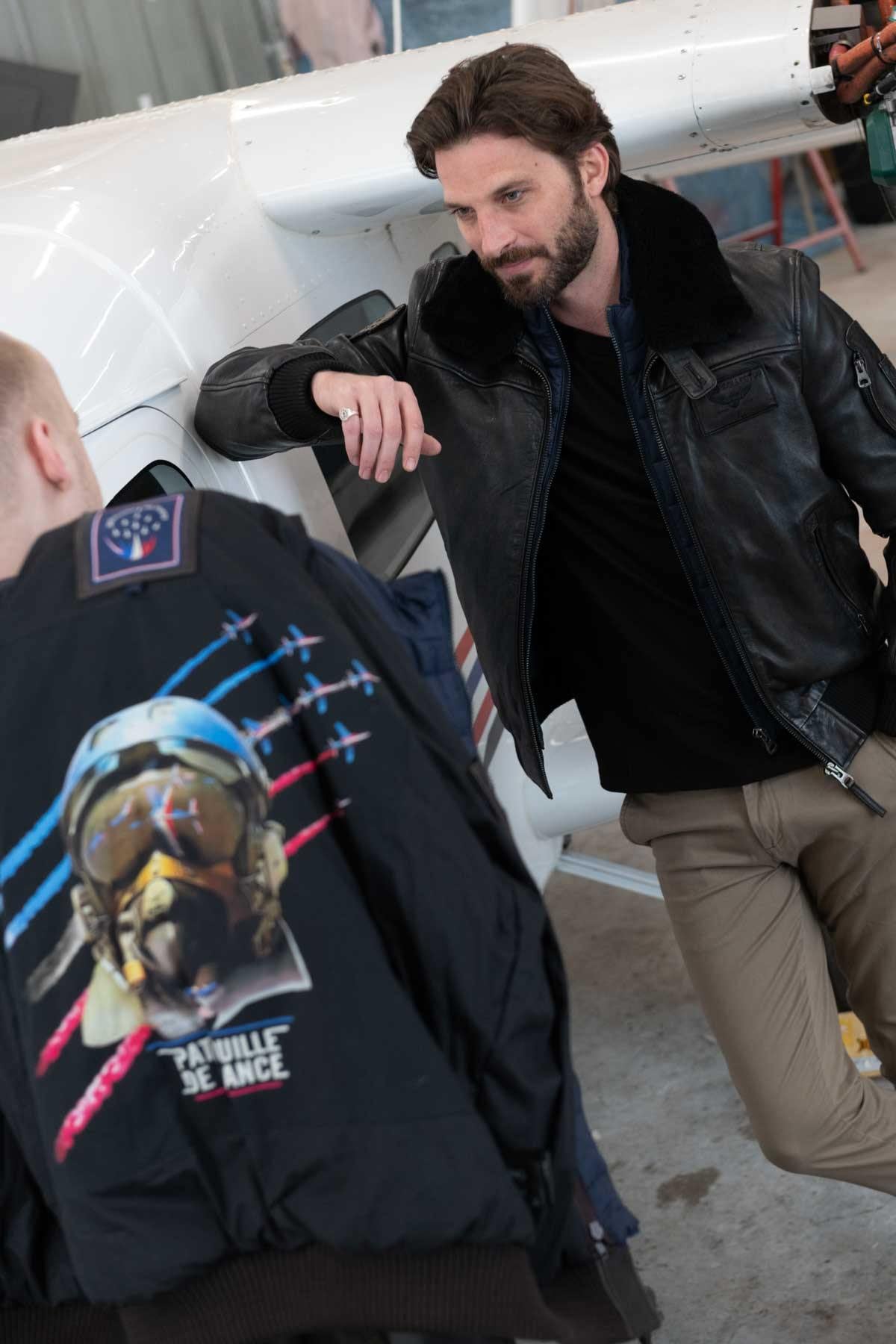 Redskins' RAFAL YCON: patinated lambskin, ribbed trims, shearling. - Image n°2