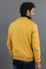 Yellow lambskin jacket, slim fit. Redskins x Patrouille de France. - Image n°6