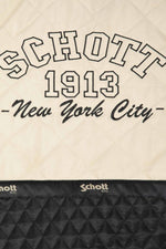 Iconic navy blue and beige Varsity Teddy - Image n°4