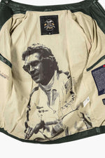 Slim khaki sheep leather jacket. Biker edge, McQueen's timeless touch. - Image n°10