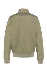 Schott Kenny bomber: sage khaki fleece, MA-1 pocket, ribbed trims. - Image n°5